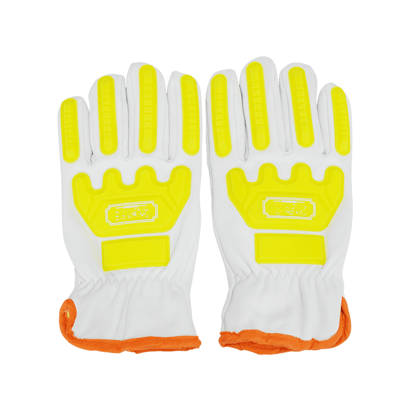 Schlagfeste, schnittfeste Handschuhe aus Ziegenleder