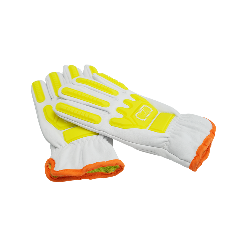 Schlagfeste, schnittfeste Handschuhe aus Ziegenleder