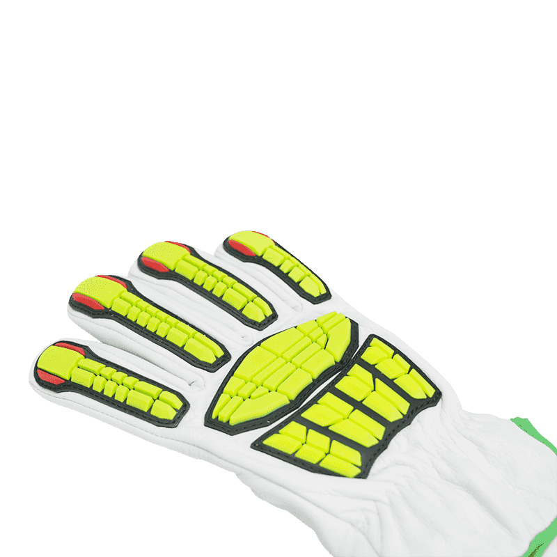 Schlagfeste, schnittfeste Rindslederhandschuhe