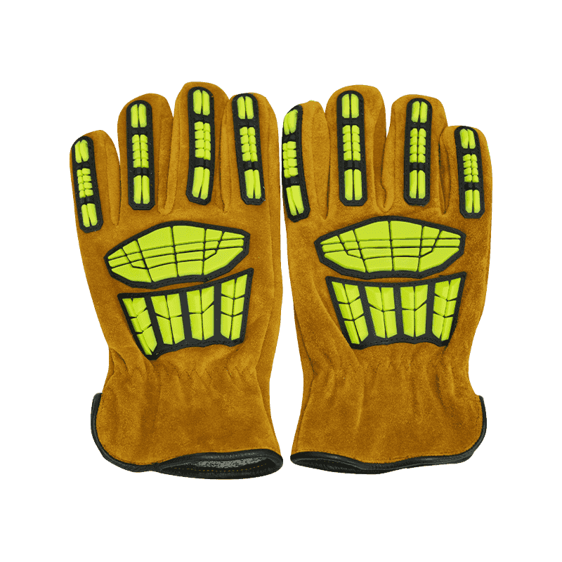 Wasserdichte, ölbeständige, kältebeständige Handschuhe aus Rindsleder