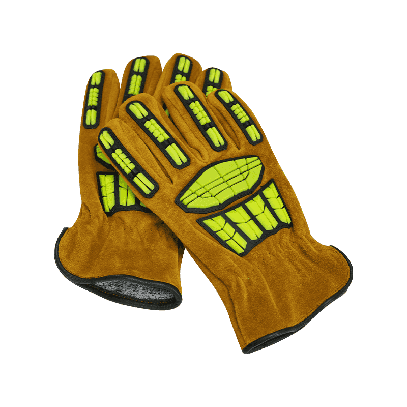 Wasserdichte, ölbeständige, kältebeständige Handschuhe aus Rindsleder