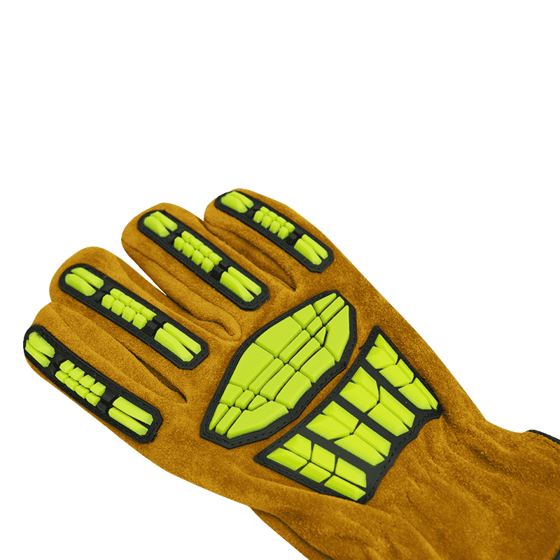 Wasserdichte, ölbeständige, kältebeständige Handschuhe aus Rindsleder