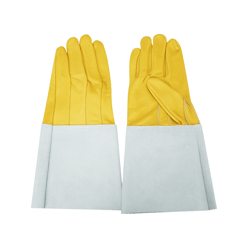 Schweißerhandschuhe aus Rindsleder