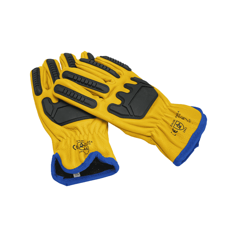Wasserdichte, ölbeständige, kältebeständige Handschuhe aus Rindsleder