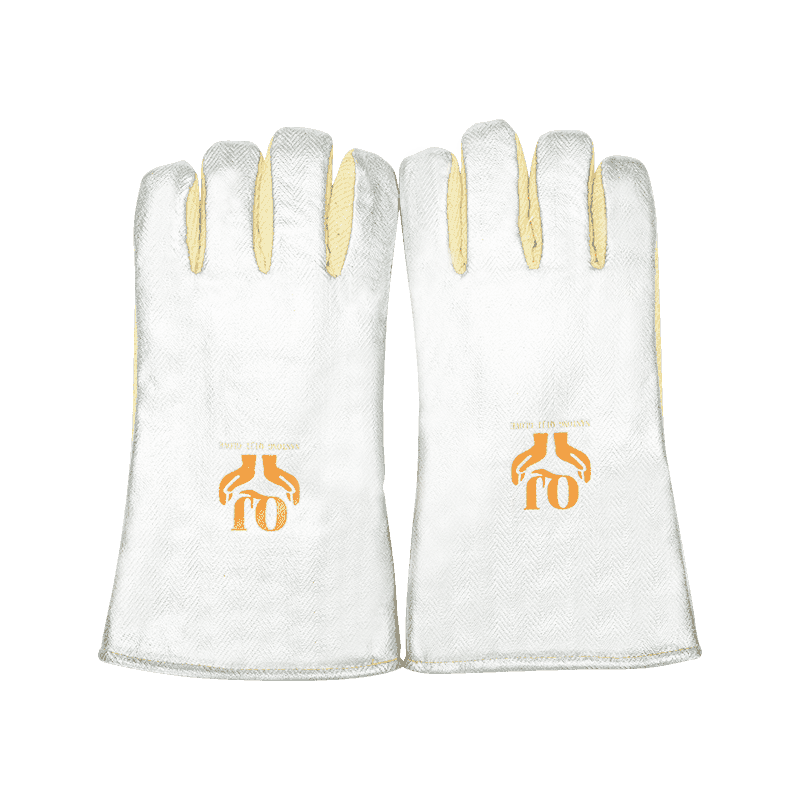 Hitzebeständige Handschuhe aus Aluminiumfolie