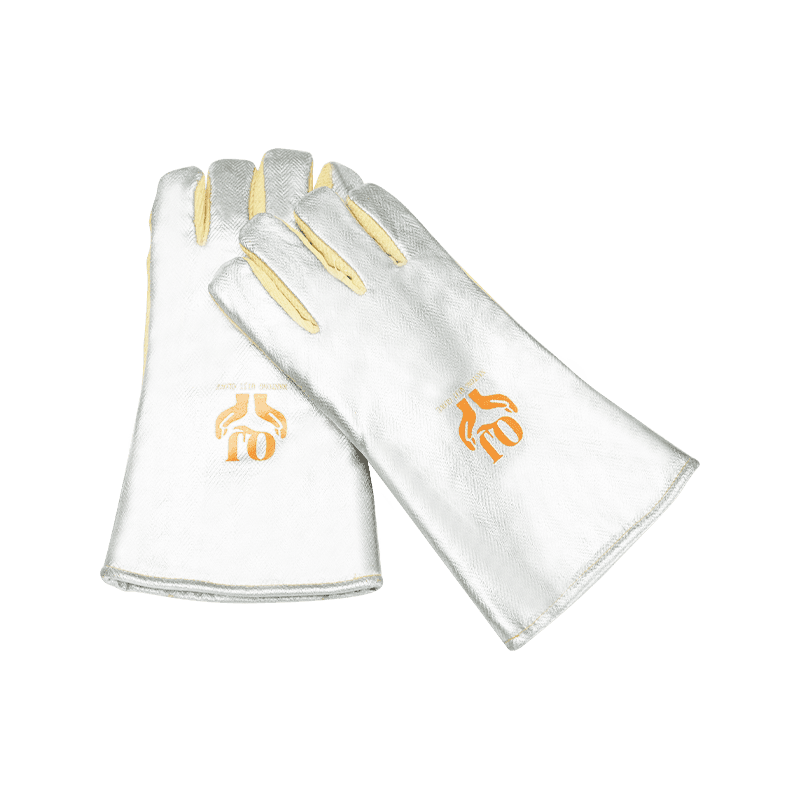 Hitzebeständige Handschuhe aus Aluminiumfolie