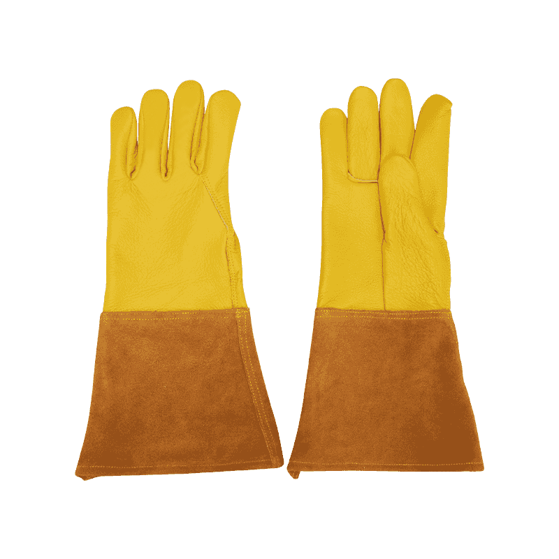Schweißerhandschuhe aus Rindsleder