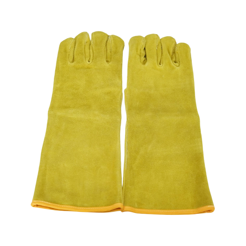Kuh -Split -Lederschweißhandschuhschweiß