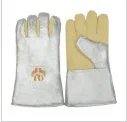 Aluminized aramid gloves side view
